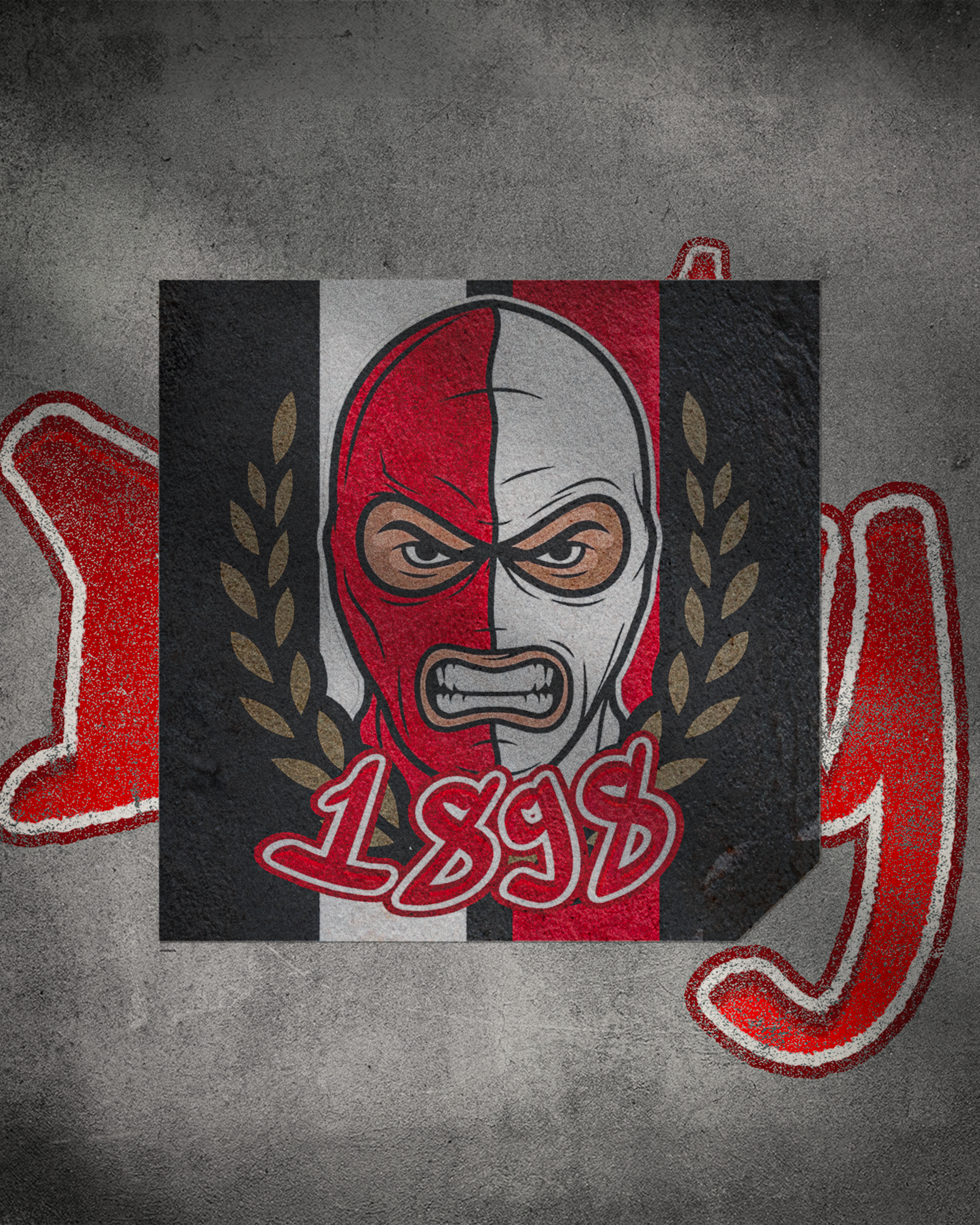 1898 Ultra Style Sticker - 8x8cm